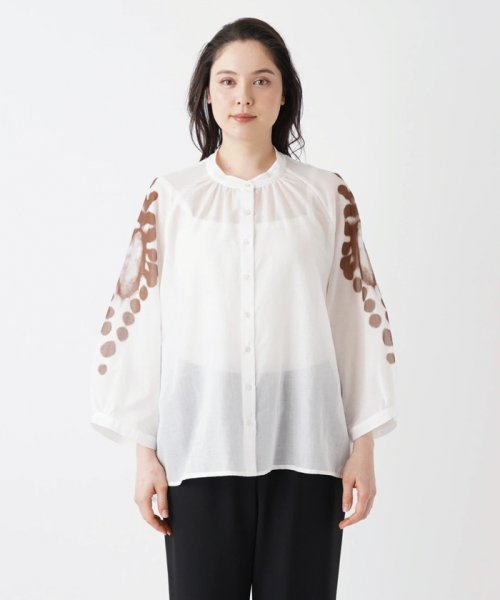 ボリュームスリーブブラウス 