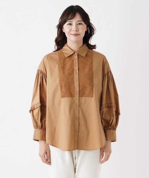 ボリュームスリーブブラウス 