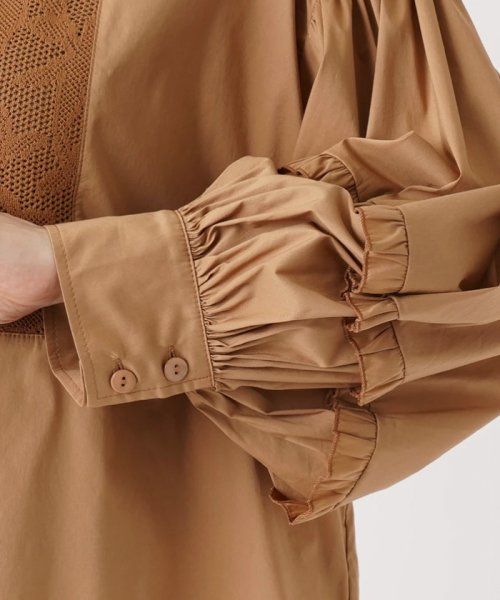 ボリュームスリーブブラウス 