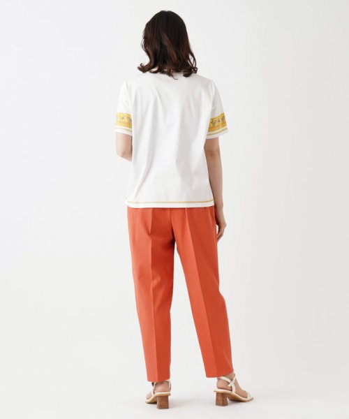 Leilian PLUS HOUSE(レリアンプラスハウス)/スカーフ柄Ｔシャツ【ROCHAS Premiere】/img03