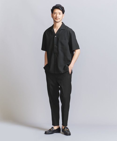 BEAUTY&YOUTH UNITED ARROWS(ビューティーアンドユース　ユナイテッドアローズ)/【WEB限定 WARDROBE SMART】テック シアサッカー オープンカラー シャツ/img15