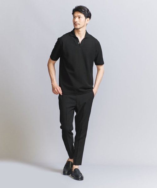 BEAUTY&YOUTH UNITED ARROWS(ビューティーアンドユース　ユナイテッドアローズ)/【WEB限定 WARDROBE SMART】ステイ クリーン ピケ スキッパー ポロシャツ【抗菌・防臭】/img03