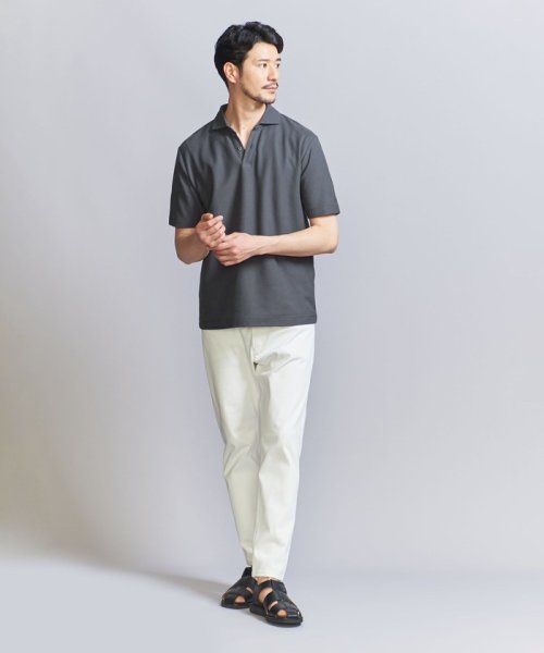 BEAUTY&YOUTH UNITED ARROWS(ビューティーアンドユース　ユナイテッドアローズ)/【WEB限定 WARDROBE SMART】ステイ クリーン ピケ スキッパー ポロシャツ【抗菌・防臭】/img11