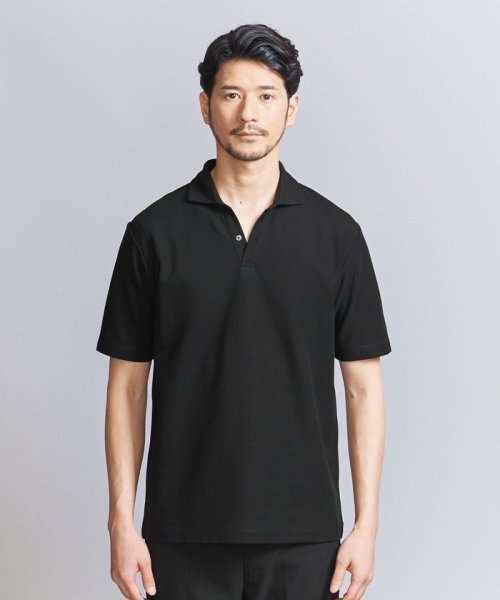 BEAUTY&YOUTH UNITED ARROWS(ビューティーアンドユース　ユナイテッドアローズ)/【WEB限定 WARDROBE SMART】ステイ クリーン ピケ スキッパー ポロシャツ【抗菌・防臭】/img14