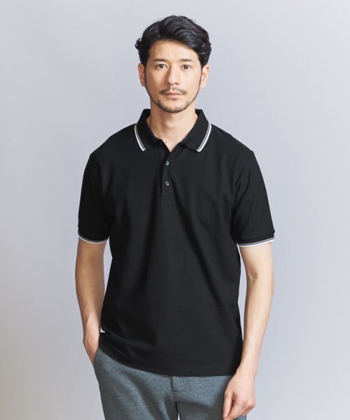 BEAUTY&YOUTH UNITED ARROWS(ビューティーアンドユース　ユナイテッドアローズ)/【WEB限定 WARDROBE SMART】ステイ クリーン ピケ ライン ポロシャツ【抗菌・防臭】/img08