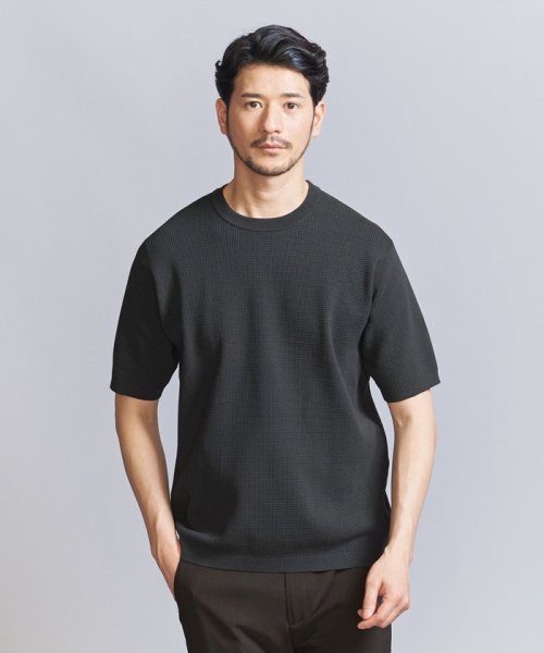 BEAUTY&YOUTH UNITED ARROWS(ビューティーアンドユース　ユナイテッドアローズ)/【WEB限定 WARDROBE SMART】マシーンウォッシュ  ピケニット Tシャツ【抗菌・防臭】/img07