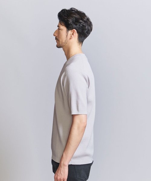 BEAUTY&YOUTH UNITED ARROWS(ビューティーアンドユース　ユナイテッドアローズ)/【WEB限定 WARDROBE SMART】マシーンウォッシュ  ピケニット Tシャツ【抗菌・防臭】/img11