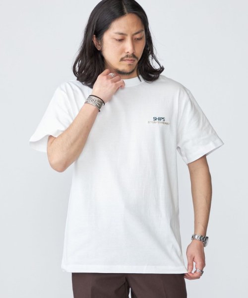 SHIPS MEN(シップス　メン)/*SHIPS: STYLISH STANDARD ロゴ 刺繍 Tシャツ/img20