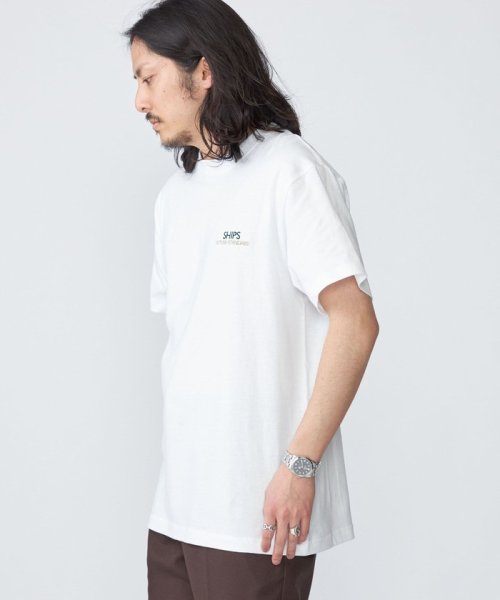 SHIPS MEN(シップス　メン)/*SHIPS: STYLISH STANDARD ロゴ 刺繍 Tシャツ/img21