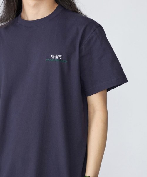 SHIPS MEN(シップス　メン)/*SHIPS: STYLISH STANDARD ロゴ 刺繍 Tシャツ/img30