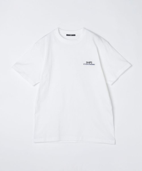 SHIPS MEN(シップス　メン)/*SHIPS: STYLISH STANDARD ロゴ 刺繍 Tシャツ/img33