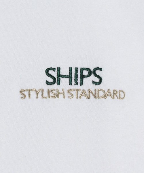 SHIPS MEN(シップス　メン)/*SHIPS: STYLISH STANDARD ロゴ 刺繍 Tシャツ/img42