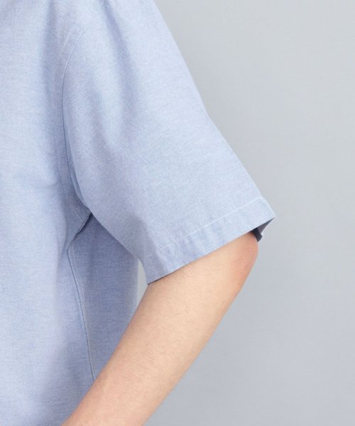 coen(coen)/ワンポイントベア刺繍OXBDストライプ半袖シャツ/img30