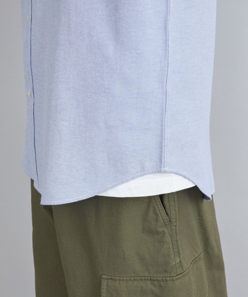 coen(coen)/ワンポイントベア刺繍OXBDストライプ半袖シャツ/img31