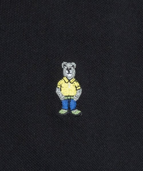 coen(coen)/ワンポイントベア刺繍ポロシャツ/img35