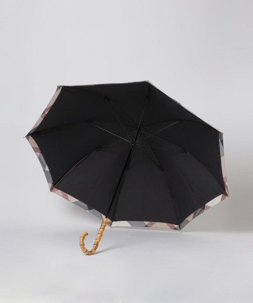 パーシャルクレストブリッジチェック長傘 