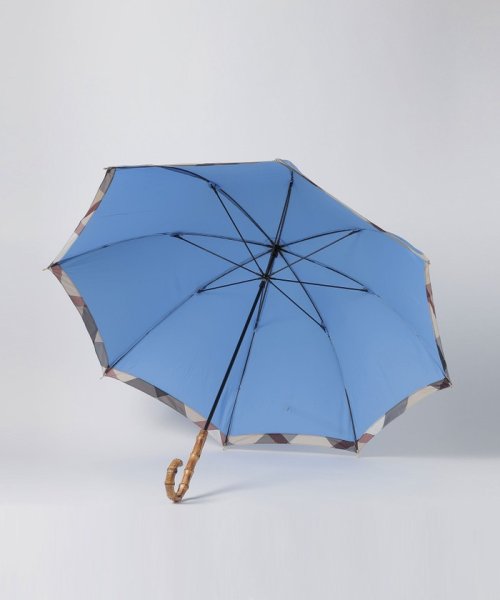 パーシャルクレストブリッジチェック長傘 