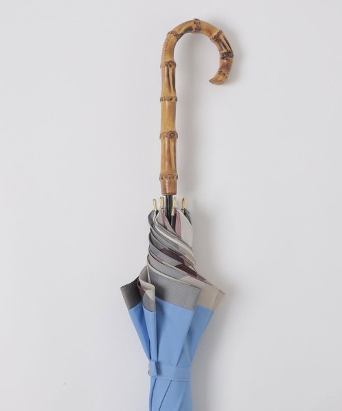 パーシャルクレストブリッジチェック長傘 