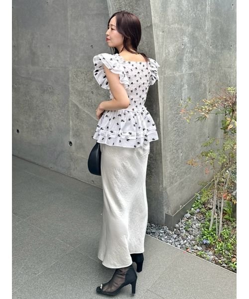 サテンナロースカート サテンナロースカート サテンナロースカート WSO1682131726(12870円)