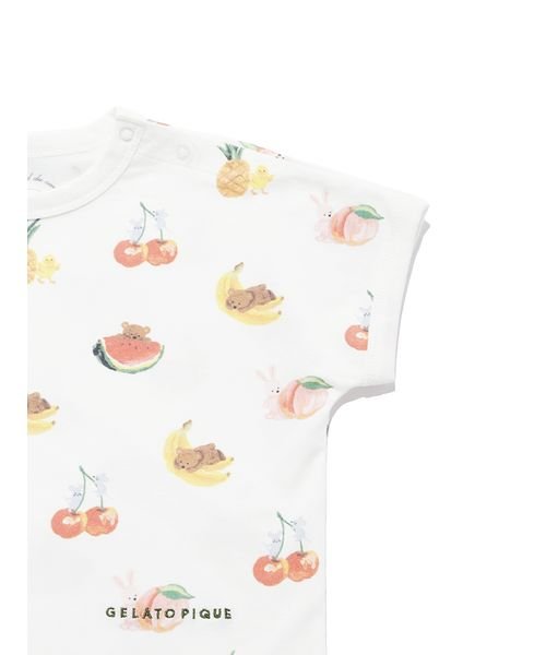 gelato pique Kids＆Baby(gelato pique Kids＆Baby)/【接触冷感】【BABY】フルーツアニマル柄Tシャツ/img08