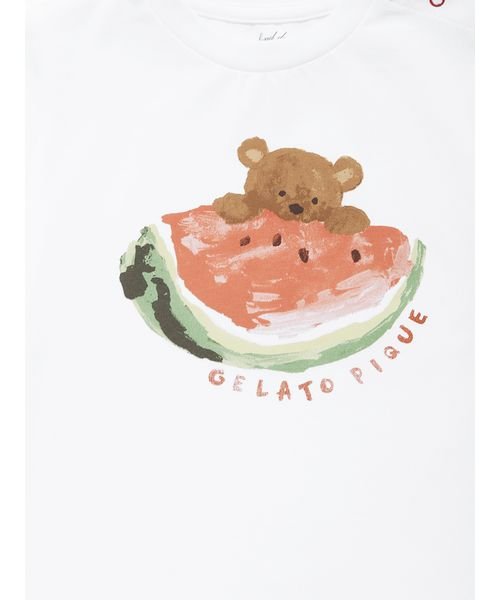 gelato pique Kids＆Baby(gelato pique Kids＆Baby)/【接触冷感】【BABY】フルーツアニマルワンポイントTシャツ/img09