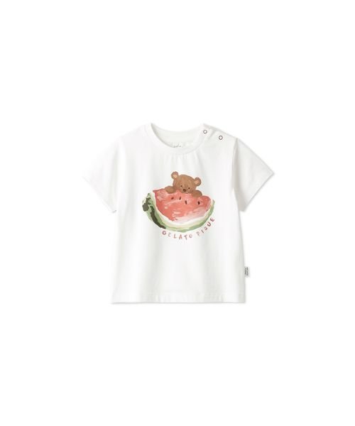 gelato pique Kids＆Baby(gelato pique Kids＆Baby)/【接触冷感】【BABY】フルーツアニマルワンポイントTシャツ/img10