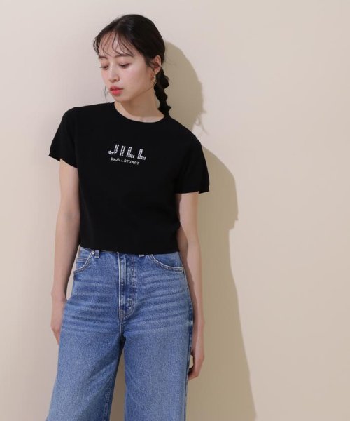JILL by JILL STUART(ジル バイ ジル スチュアート)/パールロゴコンパクトニットトップス/img07