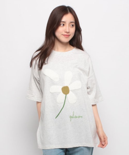 OLIVE des OLIVE(オリーブデオリーブ)/お花サガラT　トップス　Tシャツ　カジュアル　春/img16