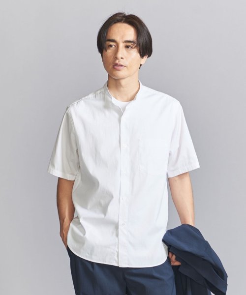 BEAUTY&YOUTH UNITED ARROWS(ビューティーアンドユース　ユナイテッドアローズ)/ 70/2 ブロード  バンドカラー リラックスレギュラー シャツ/img01