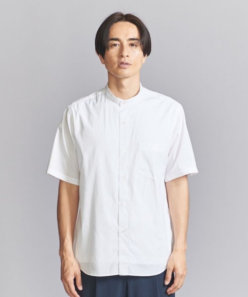 BEAUTY&YOUTH UNITED ARROWS(ビューティーアンドユース　ユナイテッドアローズ)/ 70/2 ブロード  バンドカラー リラックスレギュラー シャツ/img06