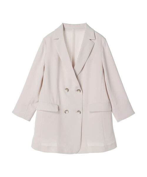 ダブルブレストジャケット 無し