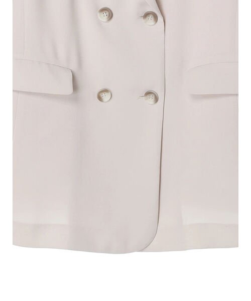 ダブルブレストジャケット 無し