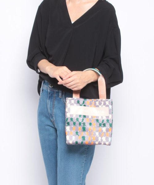 tsumori chisato CARRY(ツモリチサトキャリー)/タコチェック ハンドバッグ 手提げ 【 水や汚れに強いコーティング 】/img05