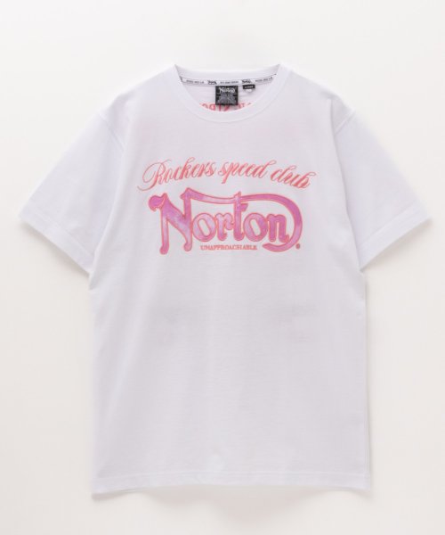 MAC HOUSE(men)(マックハウス（メンズ）)/Norton ノートン ピンクフェザーTシャツ 242N1028A/img08