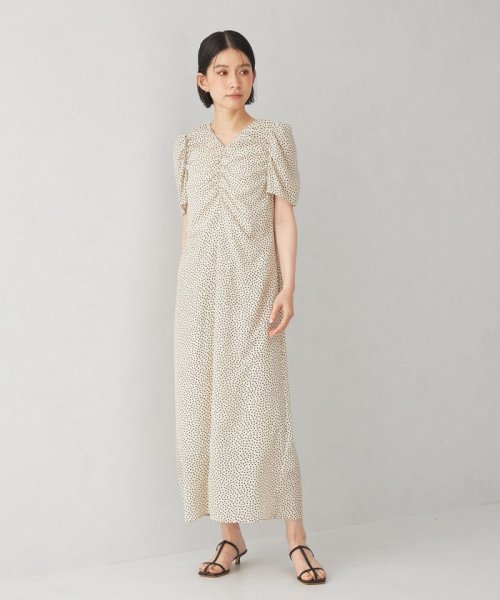 ＜EMMEL REFINES＞EM コバナプリント シャーリング ワンピース 