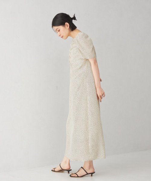 ＜EMMEL REFINES＞EM コバナプリント シャーリング ワンピース 