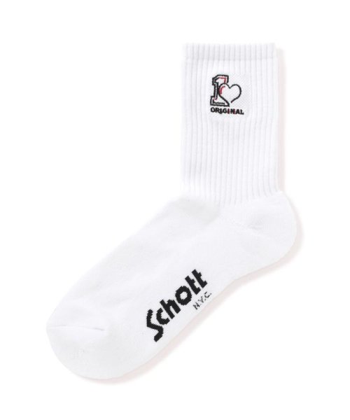 Schott(ショット)/直営限定/HIGT－SOCKS ONE HEART/ハイソックス ワンハート/img05