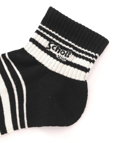 Schott(ショット)/直営限定/SOCKS HORIZONTAL STRIPES/ホリゾンタル ストライプス/img02