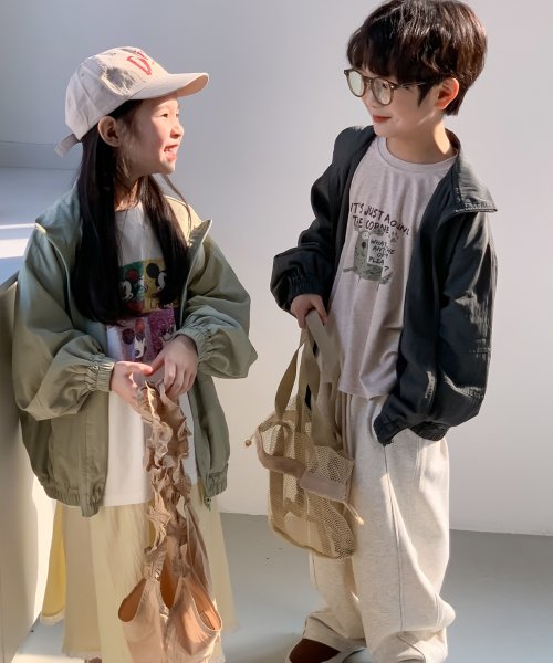 【aimoha－KIDS－】ナイロン　ジャケット