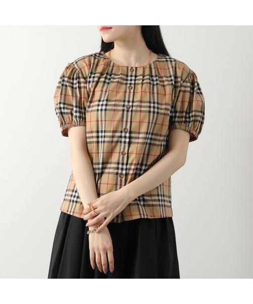 セール】BURBERRY KIDS ブラウス 8072346 チェック 半袖(506066468 