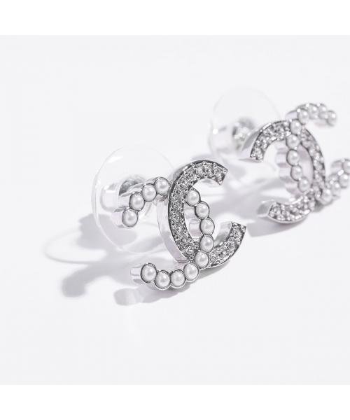 CHANEL ピアス ABD478 B16782 ココマーク ラインストーン CHANEL ピアス ABD478 B16782 ココマーク