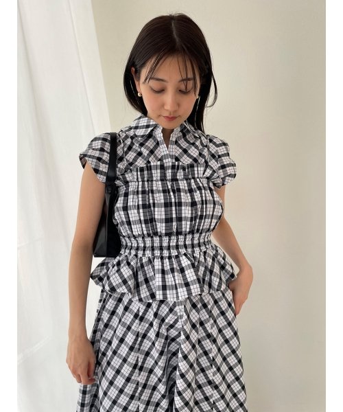 Sustainableビスチェコンビシャツワンピース 予めご了承ください 総丈 バスト 75cm ウエスト