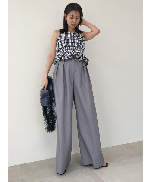 Sustainableビスチェコンビシャツワンピース 予めご了承ください 総丈 バスト 75cm ウエスト