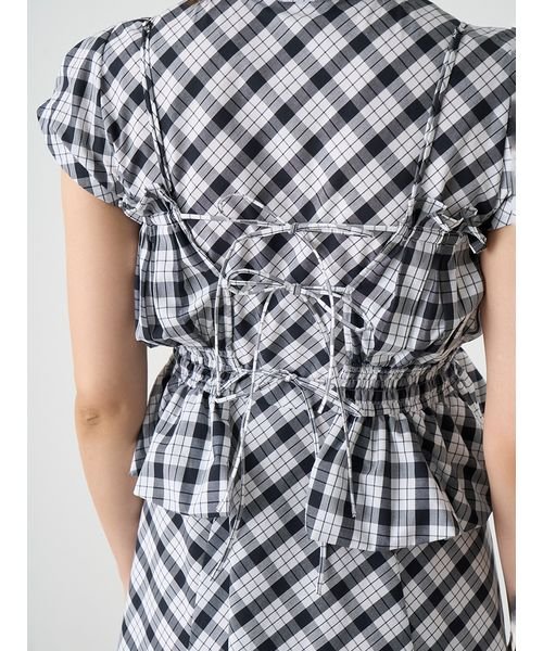 Sustainableビスチェコンビシャツワンピース 予めご了承ください 総丈 バスト 75cm ウエスト