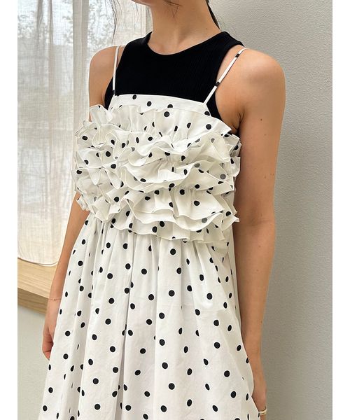 GANNI ジャガードキャミワンピース