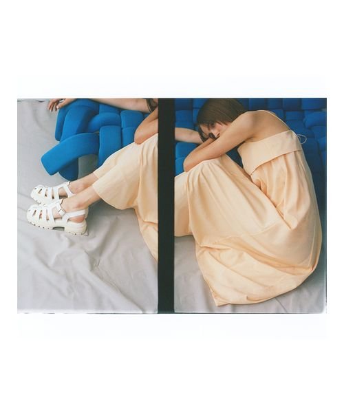 ギャザーキャミワンピース 予めご了承ください