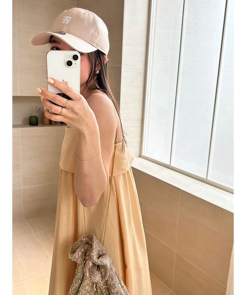 ギャザーキャミワンピース 予めご了承ください