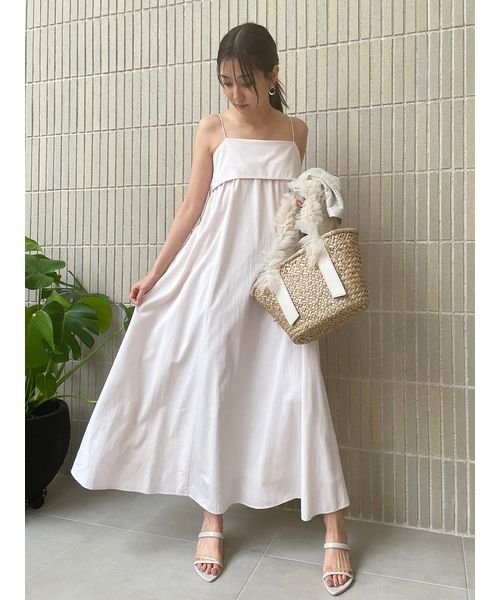 ギャザーキャミワンピース 予めご了承ください