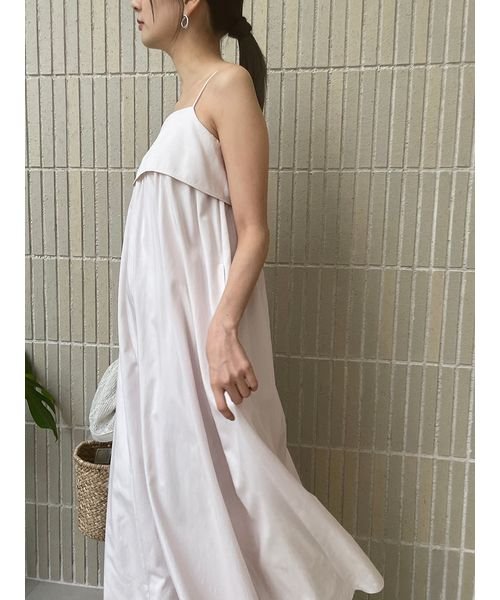 ギャザーキャミワンピース 予めご了承ください