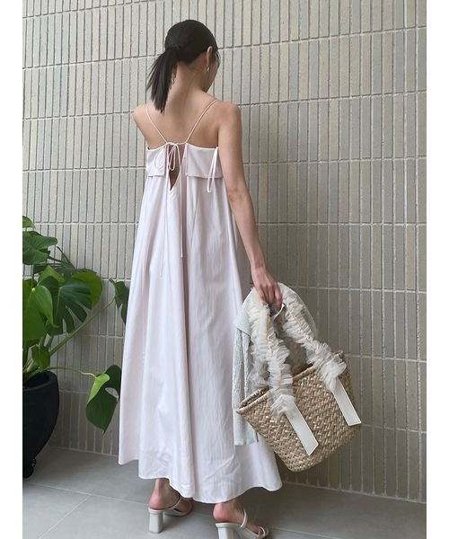 ギャザーキャミワンピース 予めご了承ください